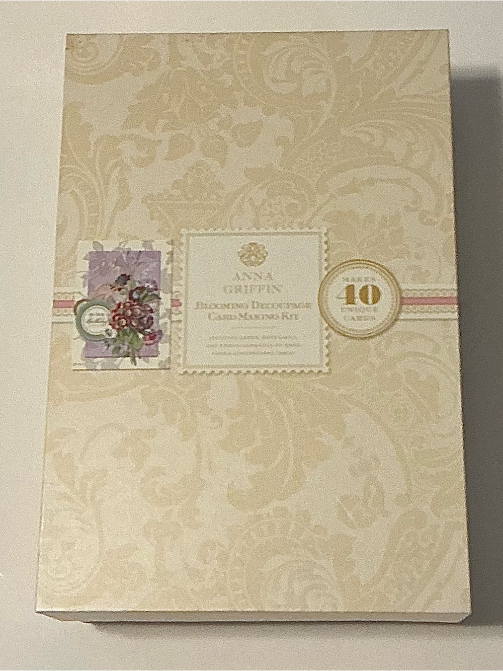 Anna Griffin BLOOMING DECOUPAGE Cardmaking Kit AG703 Makes 40 Cards NEW IN BOX